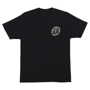 Santa Cruz Pokémon TCG Hand heavyweight T-shirt in black front view