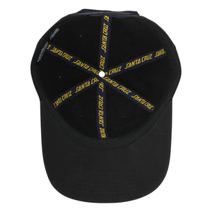 Santa Cruz Pokémon TCG Hand black unstructured snapback hat interior view