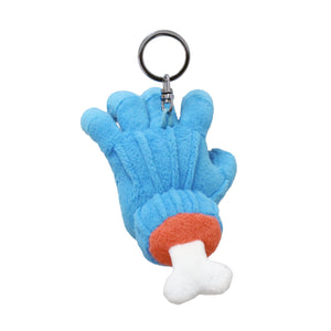 blue screaming hand Santa Cruz keychain back view
