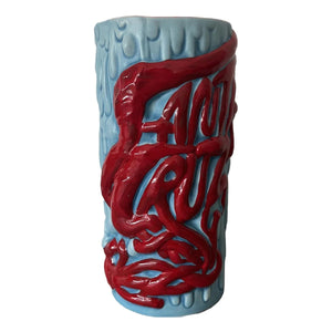 screaming hand Santa Cruz 16oz tiki mug 