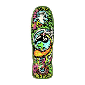 Santa Cruz Winkowski Dope Planet Micro Freaks 8.75-inch skateboard deck on a pure white background