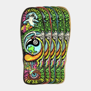 Side profile of Santa Cruz Winkowski Dope Planet Micro Freaks skateboard deck