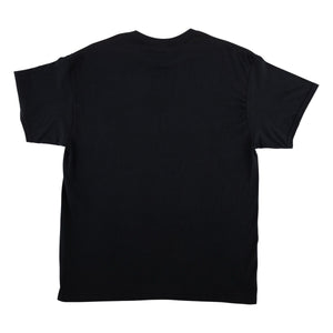 black Santa Cruz Kendall end of world tee back blank tee