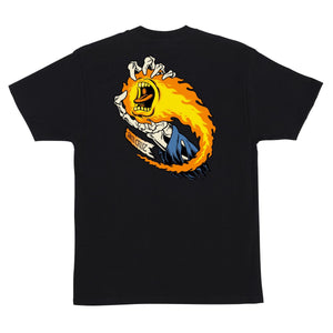 back image Santa Cruz o'bran reaper flame tee 