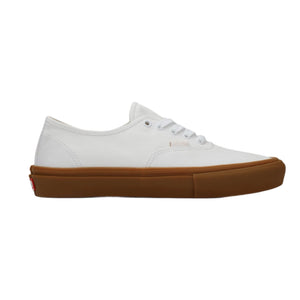 white gum Vans skate authentic shoes