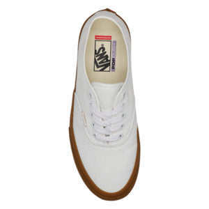 white gum vans skate authentic shoes top image