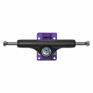 black and purple slappy bam st1 hollow skateboard trucks top image 