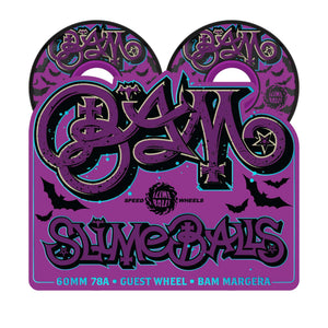 packaging of the Slime Balls Bam Guest pro 60mm wheels