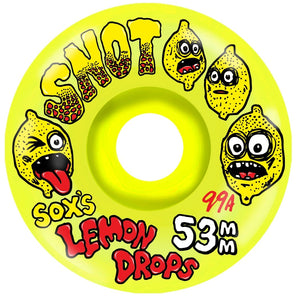 yellow snot sox conical 53mm 99a wheels 