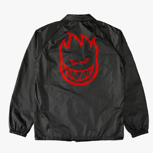 back image of spitfire bighead black red windbreaker 