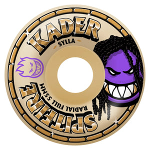 Spitfire Formula Four Kader Sylla Rolly Radial Full natural 55mm 99a skateboard wheels