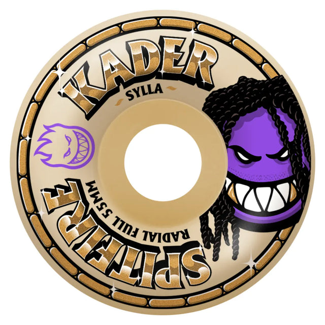 Spitfire Formula Four Kader Sylla Rolly Radial Full natural 55mm 99a skateboard wheels