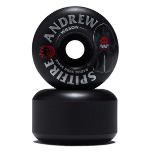 Spitfire Formula Four Radial skateboard wheels 56mm 99A top and side image