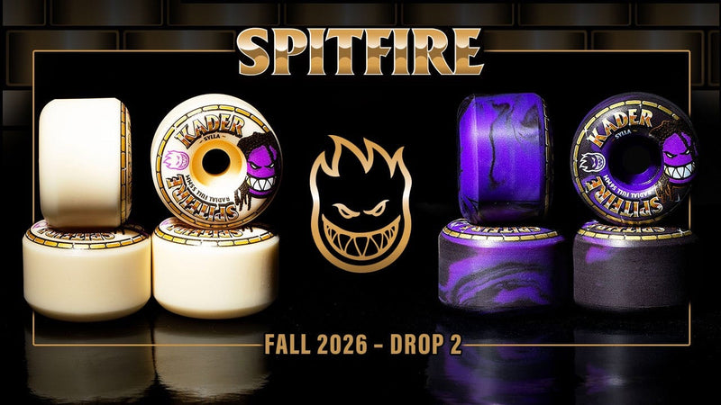Spitfire Kader Sylla Formula Four wheels in natural and black purple swirl