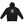 black pull over spitfire mushroom hooded sweatshirt