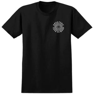 spitfire webbed black tee front image