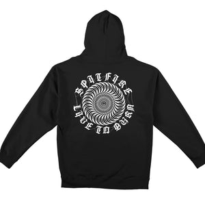 black spitfire wen hoodie back image