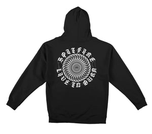 black spitfire wen hoodie back image