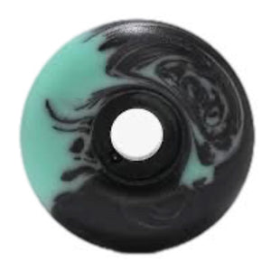 inside image spitfire x April bighead rose black blue swirl wheels