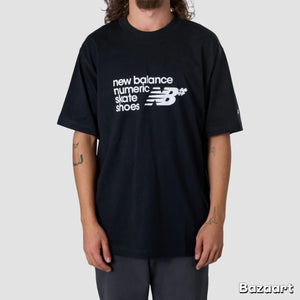 nb numeric relax black stacked graphic tee