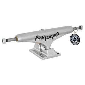 front image INDEPENDENT STAGE 11 HOLLOW MOTORHEAD POLISHED SILVER TRUCKS