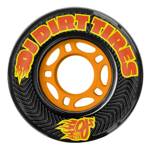 70mm Dirt Tires Thunder Juice Black   78a OJ Wheels