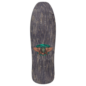 top image graphic Nicky Guerrero Mask deck white foil color bottom grey top stain 
