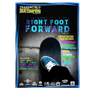 dvd  skateboard from transworld Right Foot Forward. Best Goofy stance skateboarders all in one video.