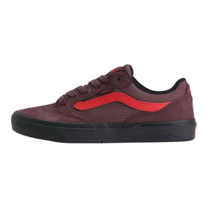 Pair of Vans BMX Proof Wafflecup shoes in Brown Rio Red and Black