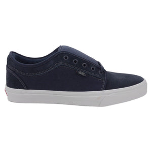 side image Vans Chukka low navy white sake skateboard shoes