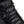 Close-up of the padded tongue, black laces and metal lace hooks on Vans Sk8-Hi GORE-TEX Insulated MTE Black/Black