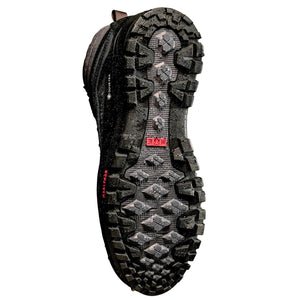 Bottom view of the wet All-Trac rubber outsole on Vans Sk8-Hi GORE-TEX Insulated MTE Black/Black