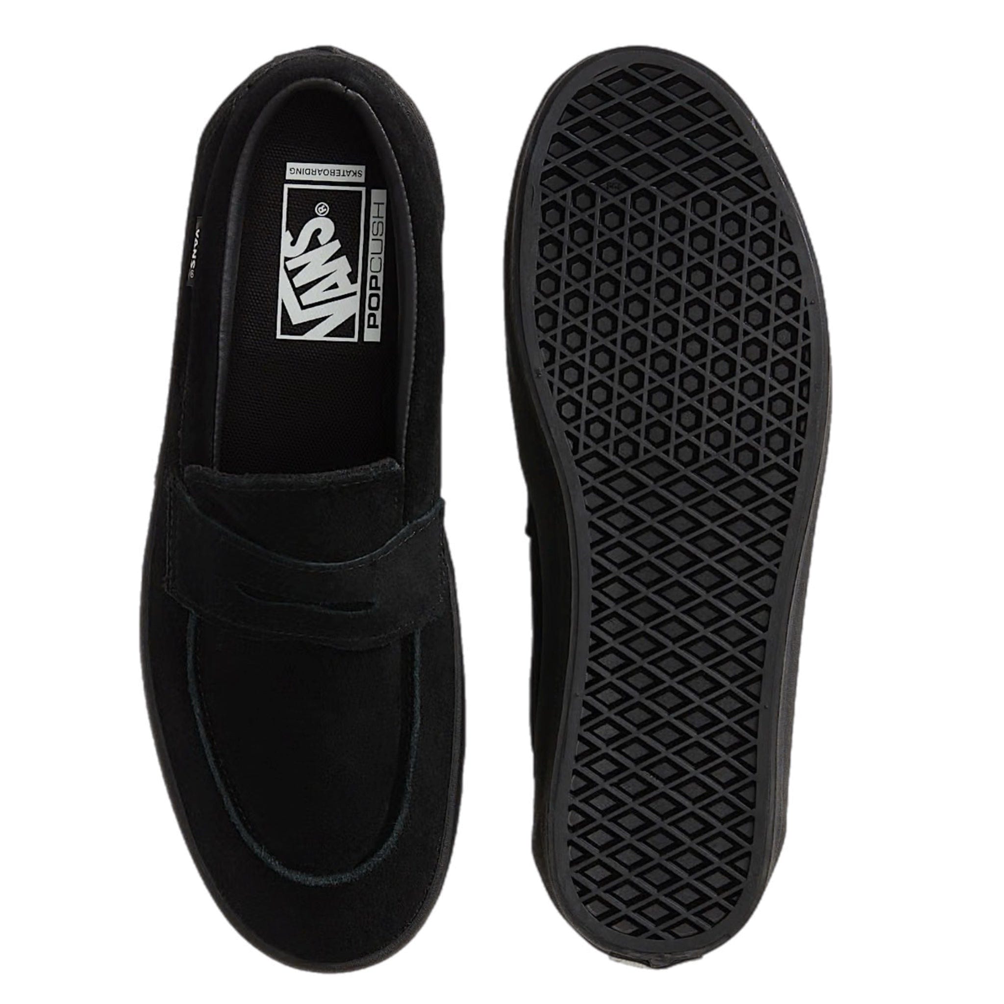 Vans Skate Loafer Black – Suede – Amateur Athlete Skate Shop