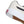 Close-up of a Vans Walker wafflecup heel in white gunmetal color 