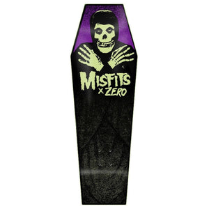 Zero Misfits Coffin Fiend Glow Shaped Deck 9.50 front graphic