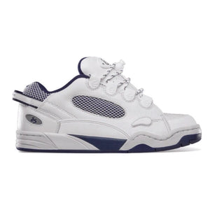 Es Muska White Navy Shoes