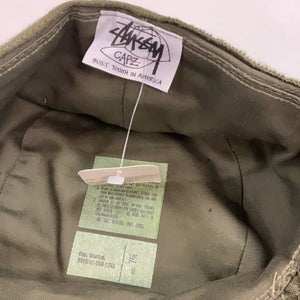 Vintage Stussy winter hat image of tags USA Made 